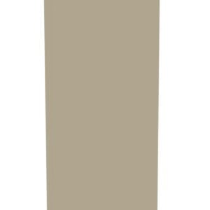 A tall, narrow, rectangular beige panel with a smooth surface, standing vertically against a white background.
