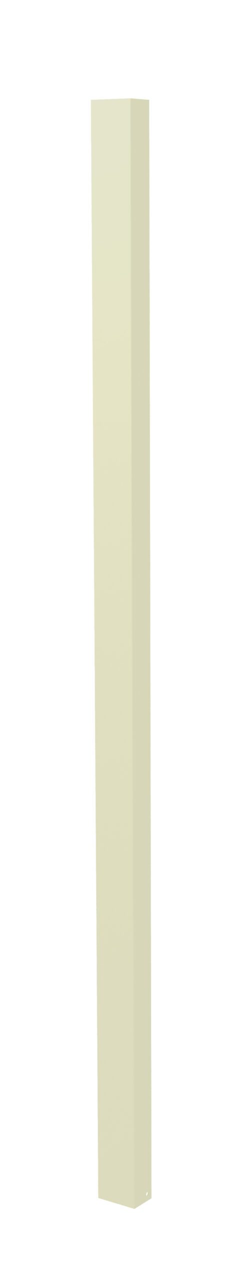 q2rzmvonwpbejqp3pumg.jpg Tall, slender, light beige rectangular post or beam standing vertically against a white background.