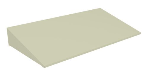 qd7bjaiq3o7bticfumfn.jpg Illustration of a beige, rectangular, slanted box with a flat top, resembling a wedge or ramp. The front edge is lower than the back, creating an inclined surface.