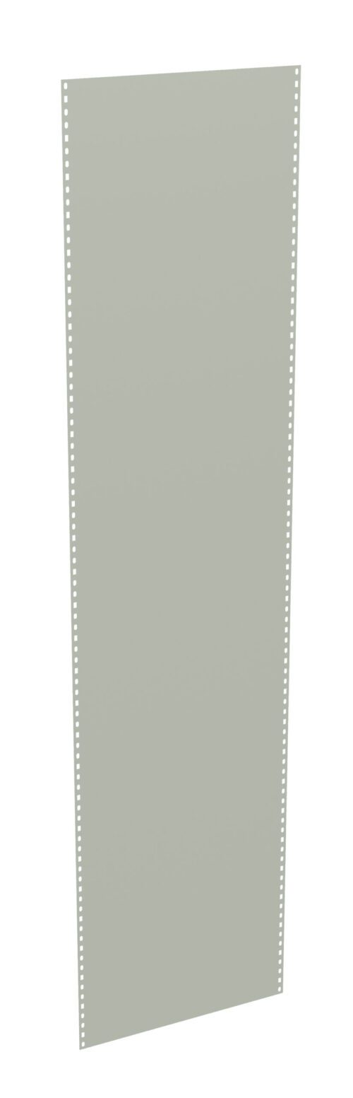qucciqdt1f524qoacjxs.jpg A blank sheet of gray continuous computer paper with perforated edges and holes along the sides. The paper is vertically oriented, resembling vintage printer paper used in dot matrix printers.