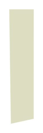 A tall, narrow rectangle filled with a light beige color, placed against a plain white background.