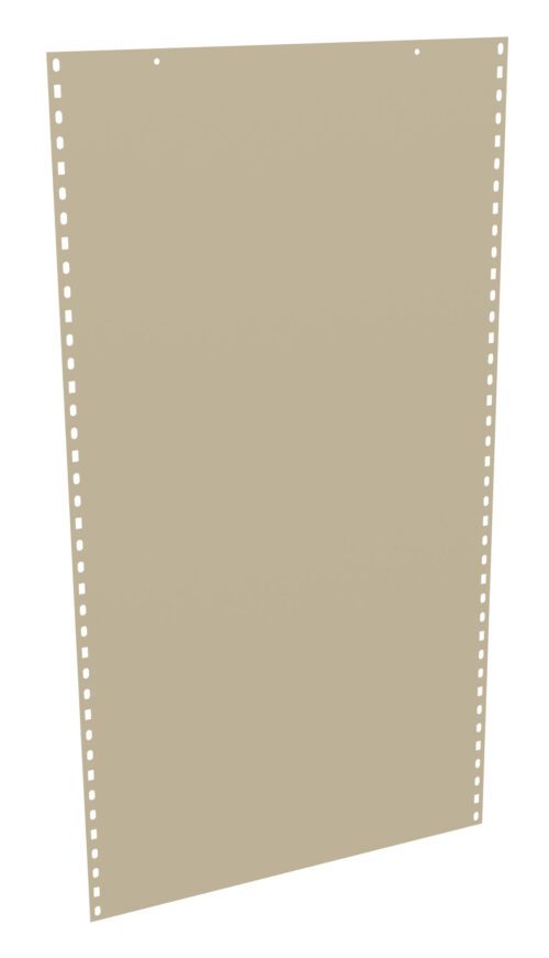 A rectangular perforated board with evenly spaced small holes along its edges, typically used for technical purposes like AIA Presentations or mounting electronic components. The light brown board stands vertically for optimal tool organization.