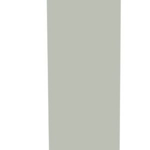 A plain, vertically oriented, rectangular panel in a light gray color against a white background.