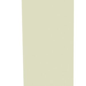 A tall, rectangular, pale green panel standing upright against a white background.