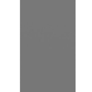 A gray, rectangular panel standing upright against a plain white background. The panel has a slightly trapezoidal shape, with the top edge angled slightly.