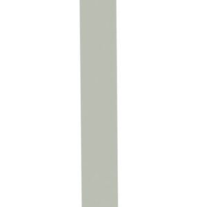 A tall, narrow, vertical gray rectangle against a white background.