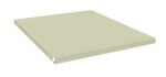 Illustration of a rectangular, light beige platform with smooth edges and a flat surface, shown against a white background.