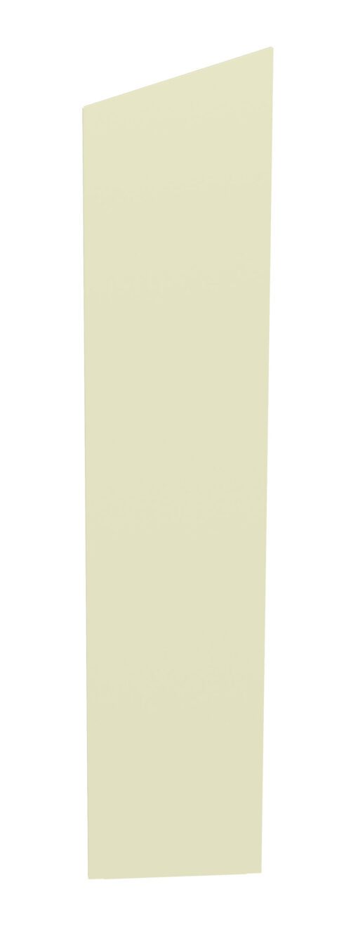 t143bleuj4ieuanh9h6o.jpg A tall, thin, pale yellow rectangular shape with a slightly slanted top against a white background.