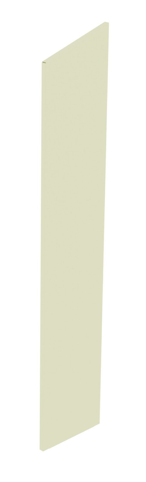 t1lxhhmrrpb4tyrts4zi.jpg A tall, narrow, rectangular panel with a light beige color, standing upright against a white background. The panel has a smooth surface with sharp edges, casting a subtle shadow to the right.