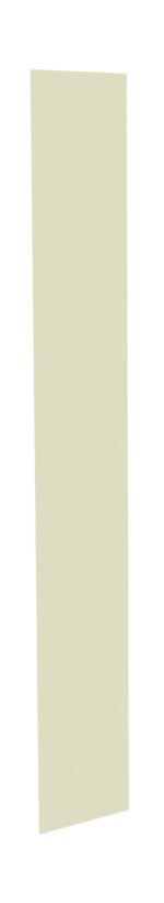 A vertical beige rectangle with rounded corners against a plain white background.