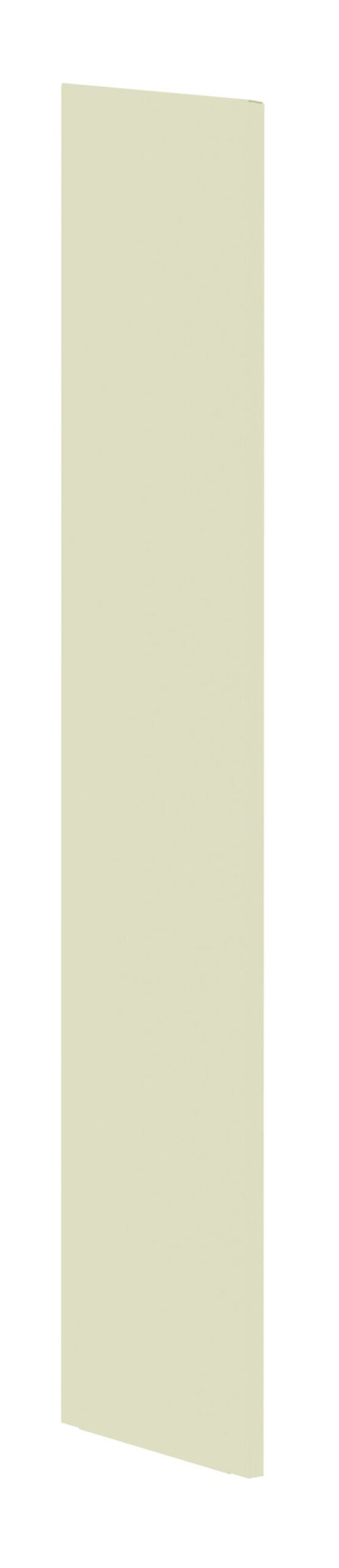 A tall, rectangular beige panel placed vertically against a white background. The surface appears smooth and uniform in color.