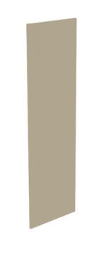A tall, rectangular, beige panel standing upright against a white background. The panel is plain and smooth, with no visible markings or features.