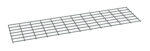 A rectangular metal grid or grate with evenly spaced horizontal and vertical bars forming a series of square openings. It is shown against a plain white background.