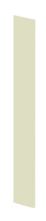A tall, narrow, rectangular vertical panel with a light green color against a plain white background.