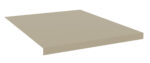 A flat, rectangular beige slab with smooth edges, shown from an angle against a plain white background.