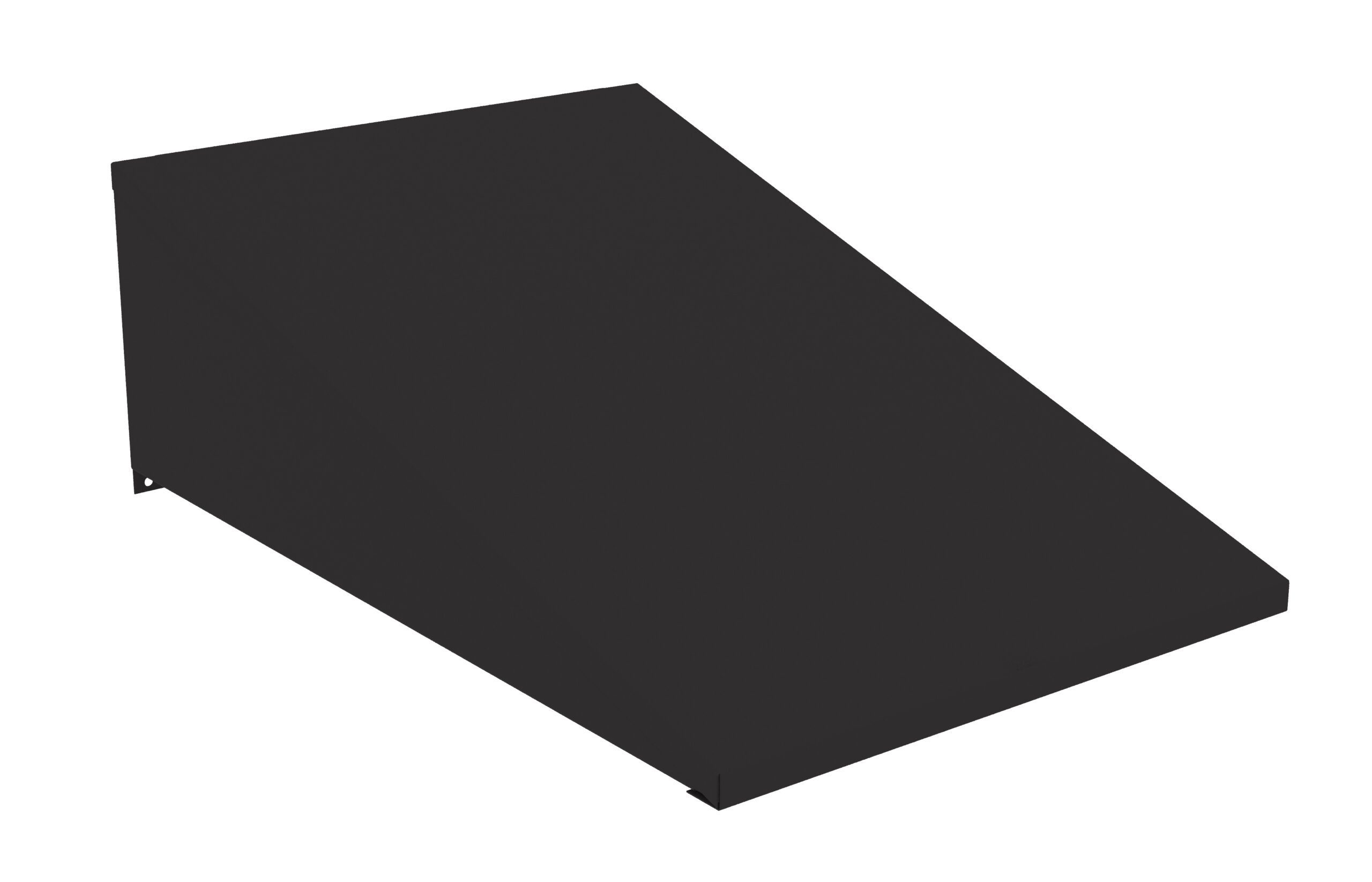 One-Wide Sloping Top Black