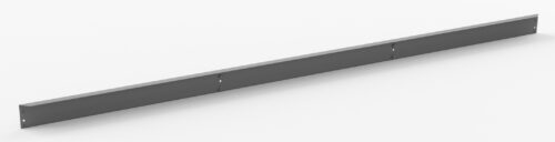 wg39qxqtwrjovcwzckqo.jpg A long, black metal bar with a rectangular profile is shown against a plain white background. The bar has holes along its length, suggesting it might be used for mounting or structural support.