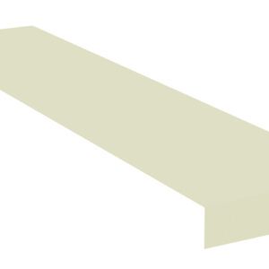 Illustration of a long, light beige rectangular 3D block with a shadow on one side, giving a sense of depth.