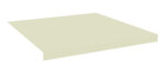 Illustration of a flat, rectangular, beige surface with a slight shadow effect, giving it a 3D appearance. The background is plain white.