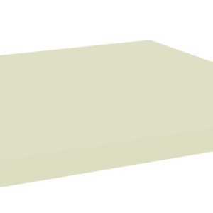 Illustration of a flat, rectangular, beige surface with a slight shadow effect, giving it a 3D appearance. The background is plain white.