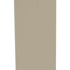 A tall, rectangular beige panel set against a white background. The panel has a smooth surface and a simple design.