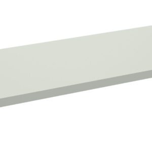 A long, flat, rectangular beige metal plate with small holes at the corners, likely used as a cover or panel for an industrial or construction application.