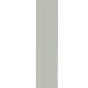 A tall, thin, rectangular prism stands vertically against a white background. It has a plain, light gray surface with no visible markings or textures.