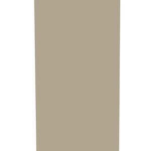 Rectangular beige panel standing upright against a white background.