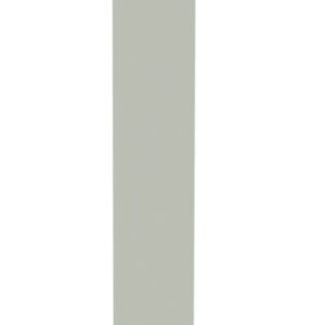 A tall, narrow, vertical gray rectangle standing against a plain white background.