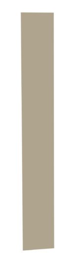A vertical, solid khaki rectangle against a white background.