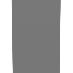 A tall, solid gray rectangular block with a slightly tilted top, set against a white background.