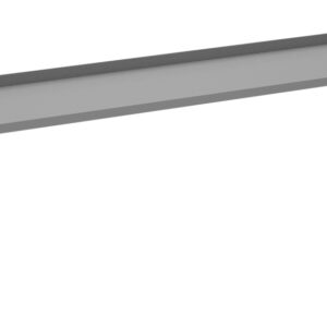 A gray, rectangular metal bracket or support structure with holes for mounting, displayed against a white background. It has a flat top surface and vertical sides.