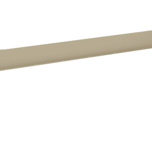 A beige L-shaped metal bracket with a right angle, featuring pre-drilled holes for mounting or attachment. The brackets design suggests it is used for support or structural reinforcement.