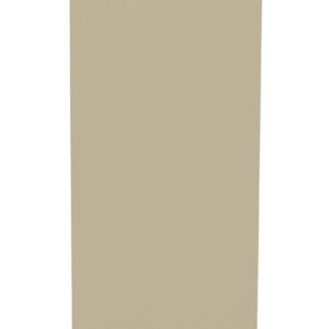 Tall, narrow beige rectangle with a slightly angled top edge on a white background.
