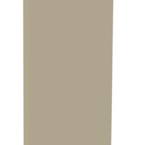 A tall, rectangular beige panel with a smooth surface stands against a white background. Its minimalist design suggests versatility for various interior design applications.