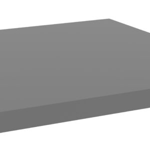A 3D rendering of a rectangular gray slab with a slight shadow underneath. It is a flat shape with clean, sharp edges, set against a plain white background.