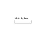 A white rectangular strip on a plain background displays LM158 15 x 80mm, akin to MH-USA Magnetic Easy Wipe Location Markers, which are white and sized H.0.59 in. x W.3.15 in., sold in packs of 100.