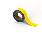 A partially unrolled yellow MH-USA Magnetic Easy-Wipe Strip, dimensions H.1.97 in. x W3.94 in., stands upright against a plain white background.