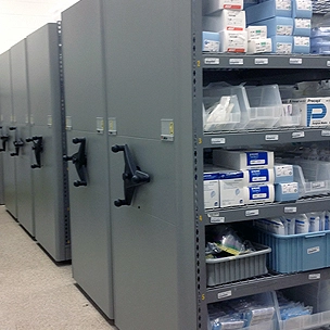 Mobile Shelving For Medical Supplies