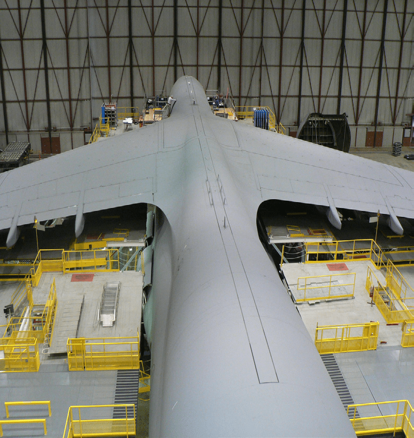 Platform to Work On Aircraft