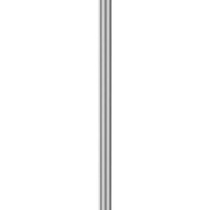 The ST500 Series Ball Top Rope Stanchion boasts a sleek silver look with a round base and sphere top, perfect for crowd control or queue management.