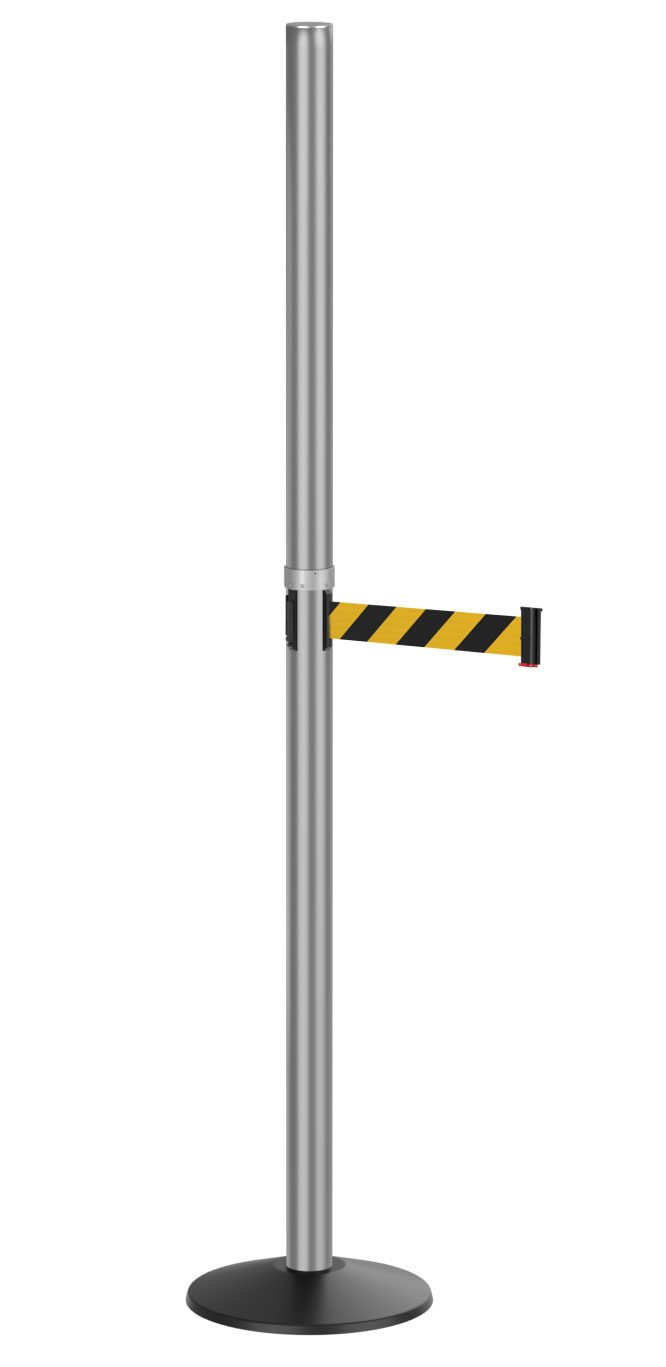 Tall Retractable Belt Sign Post