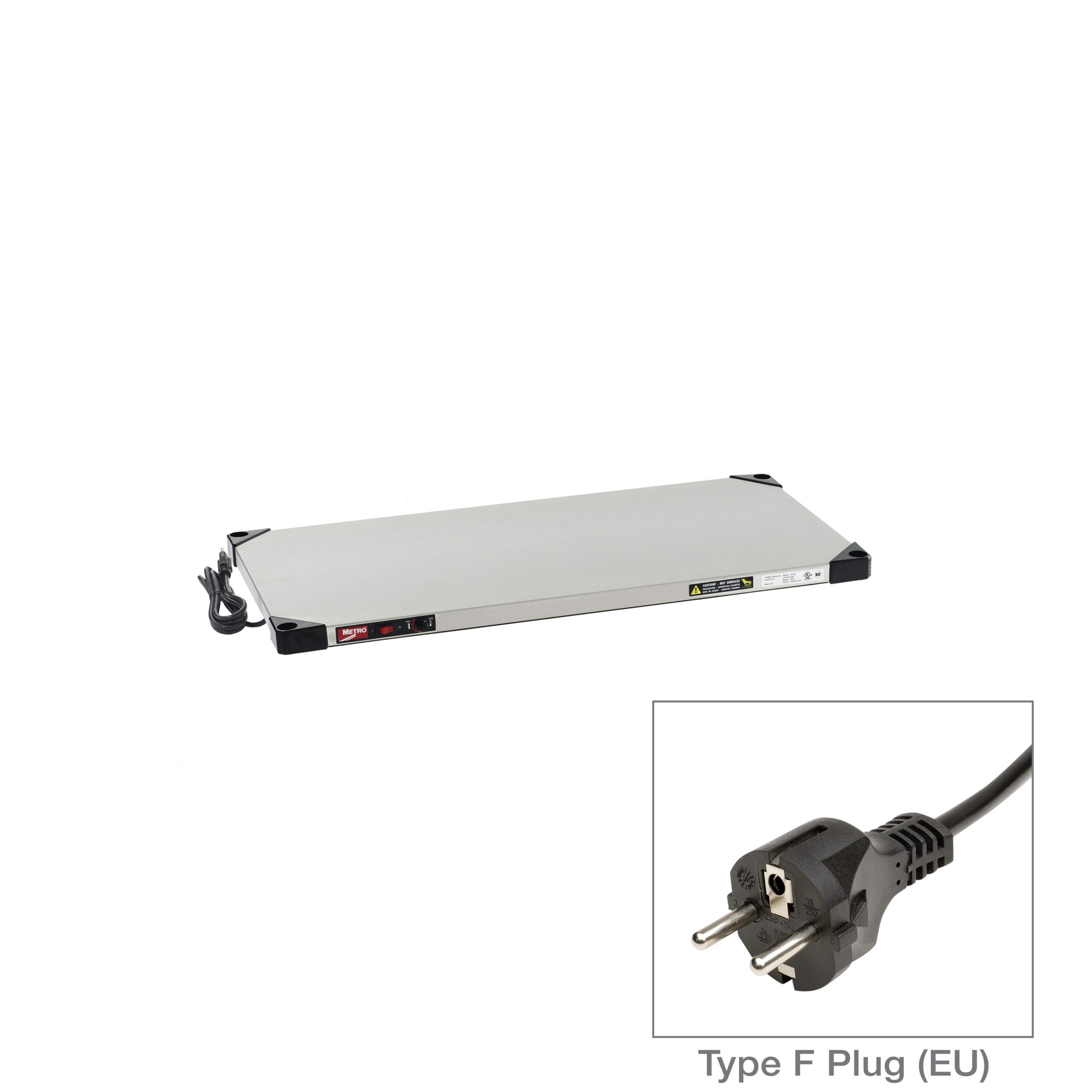 Super Erecta Hot Heated Shelf, 220-240V, 336- Type F Plug