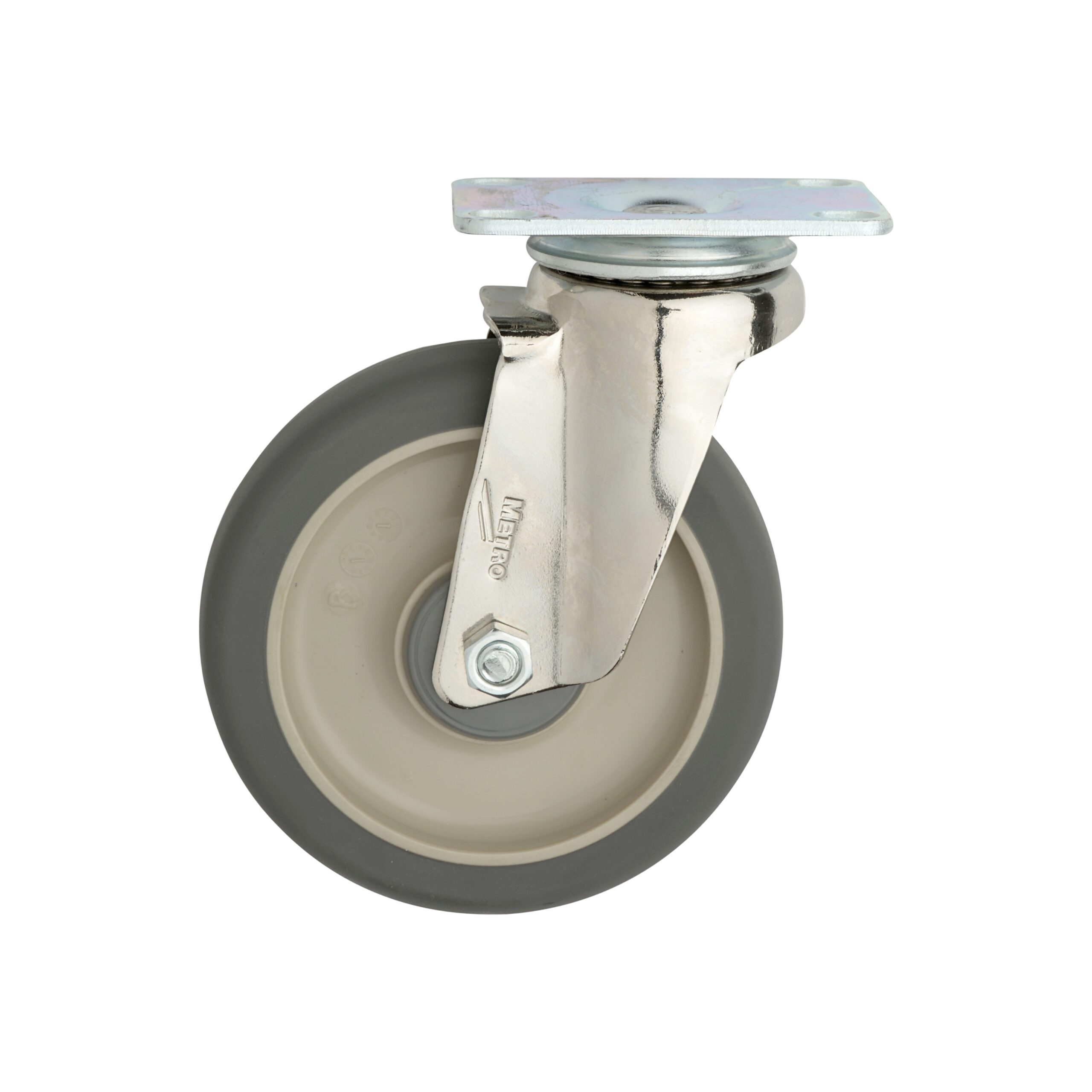 5" Polyurethane Swivel B-Plate Caster for Made-to-Order Truck Dollies