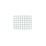 The Metro WG1824K3 SmartWall Wire Grid, 18 x 24, features an orderly grid of 8 rows and 10 columns on a white background, with squares separated by thin lines. It is coated in Metroseal Green Epoxy.