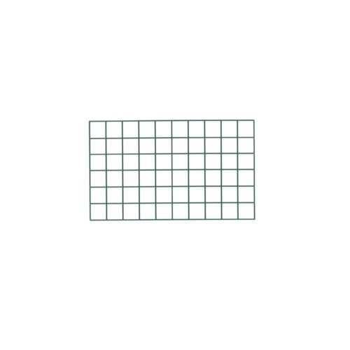 The Metro WG1830K3 SmartWall Wire Grid, available in Metroseal Green Epoxy and measuring 18 x 30, is renowned for its sleek design featuring a tilted grid with 10 rows and 11 columns on a white background.