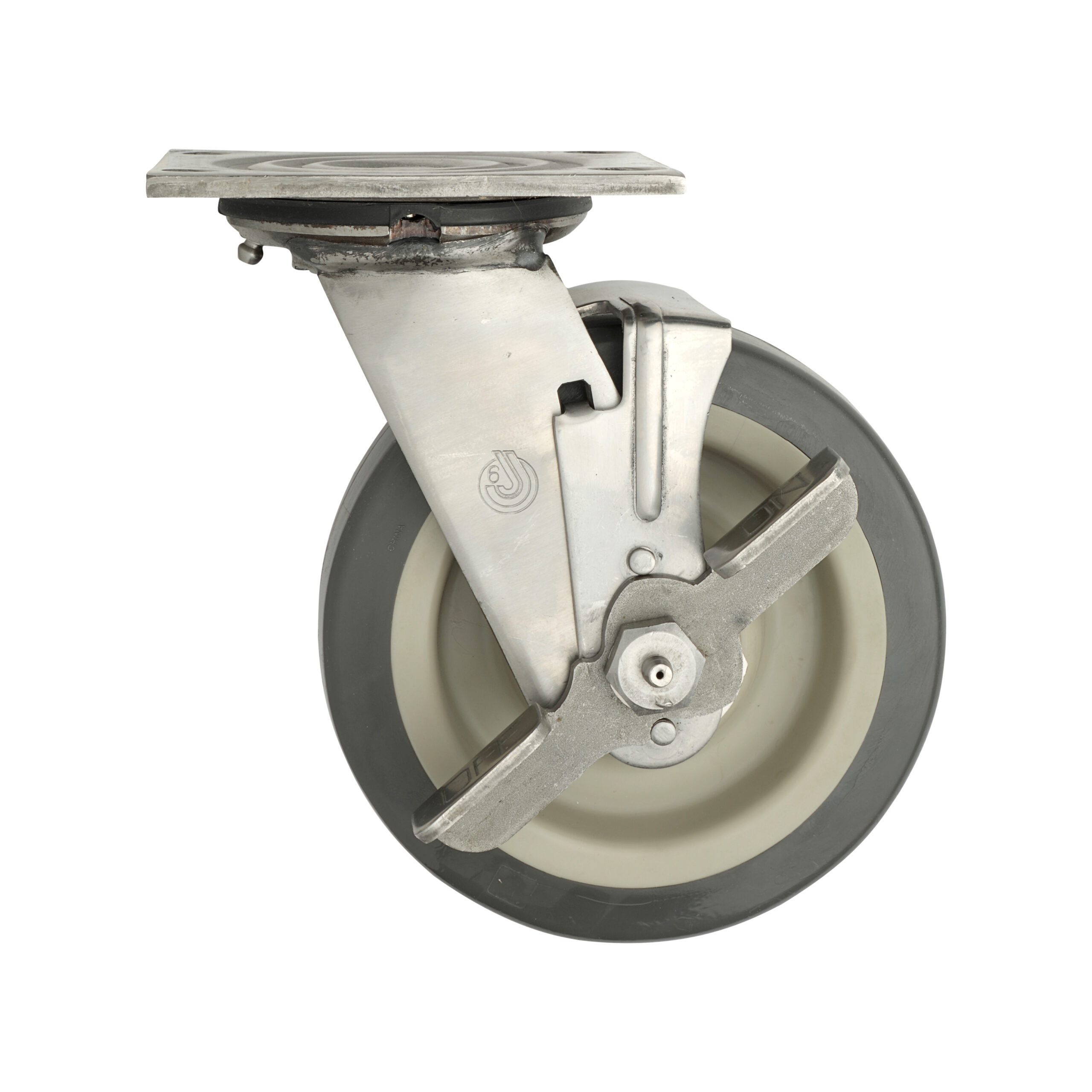 6" Swivel/Brake C-Plate Caster for Made-to-Order Truck Dollies