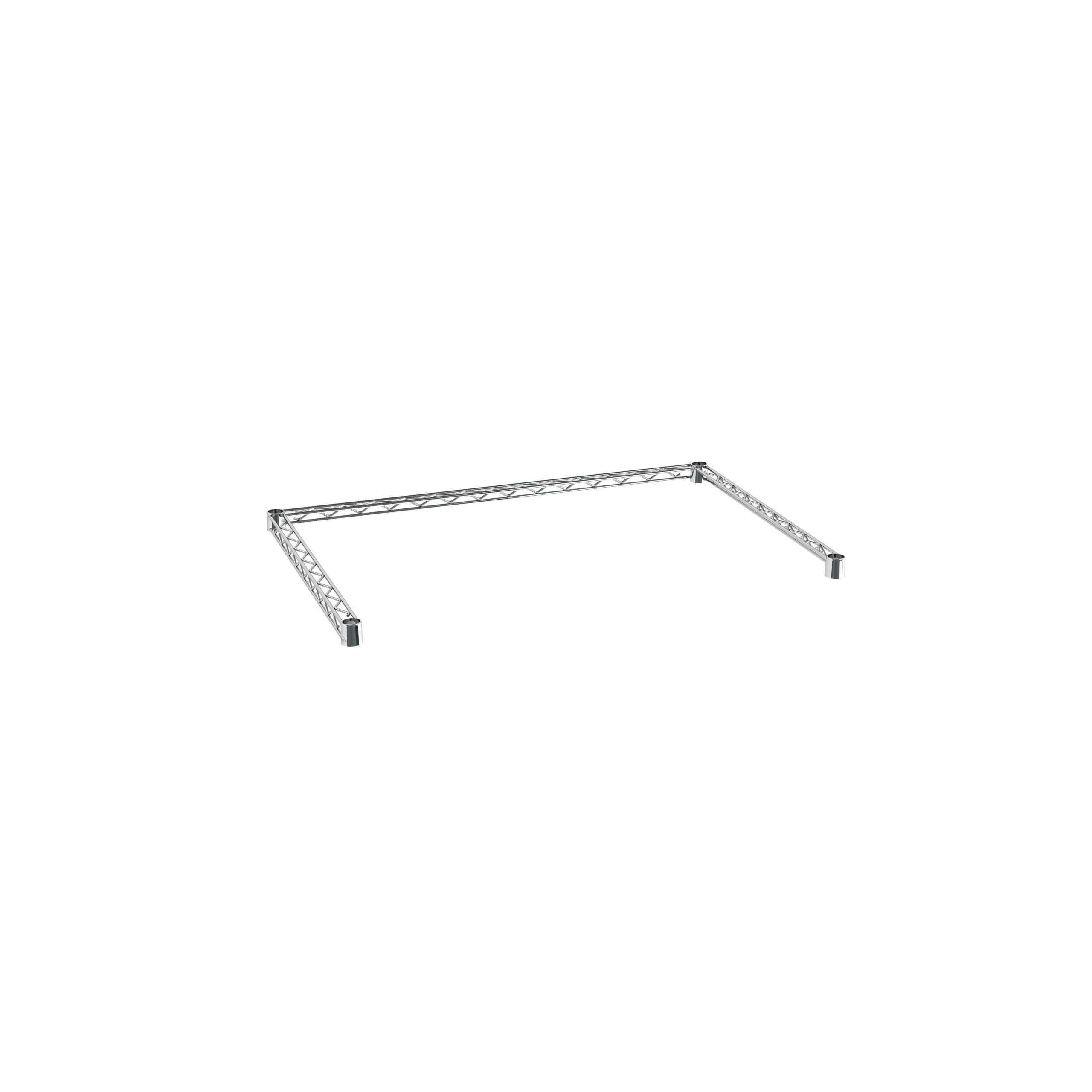 Super Erecta Three-Sided Double Snake Frame, Chrome