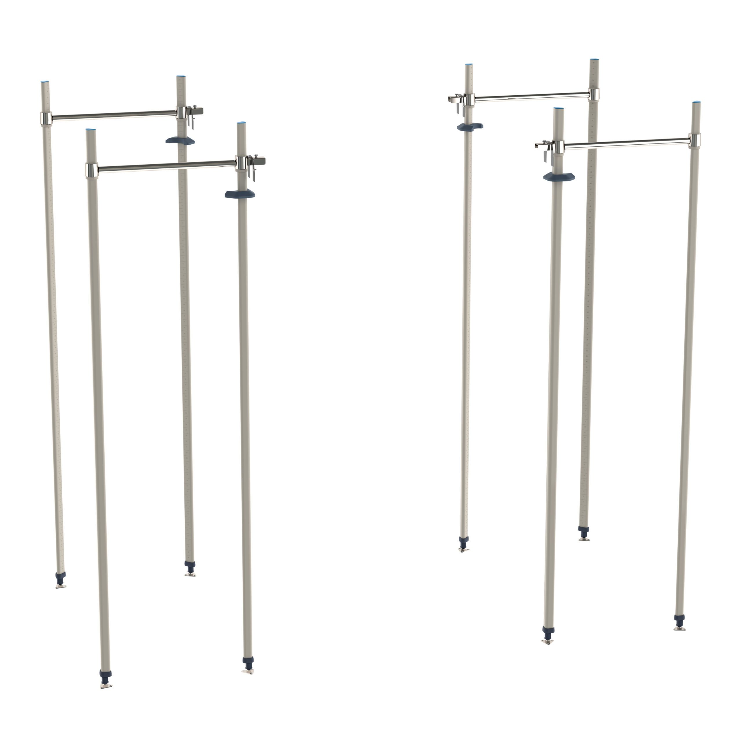 Top-Track Stationary End Unit Kit for 24" Wide MetroMax Shelving Polymer Posts