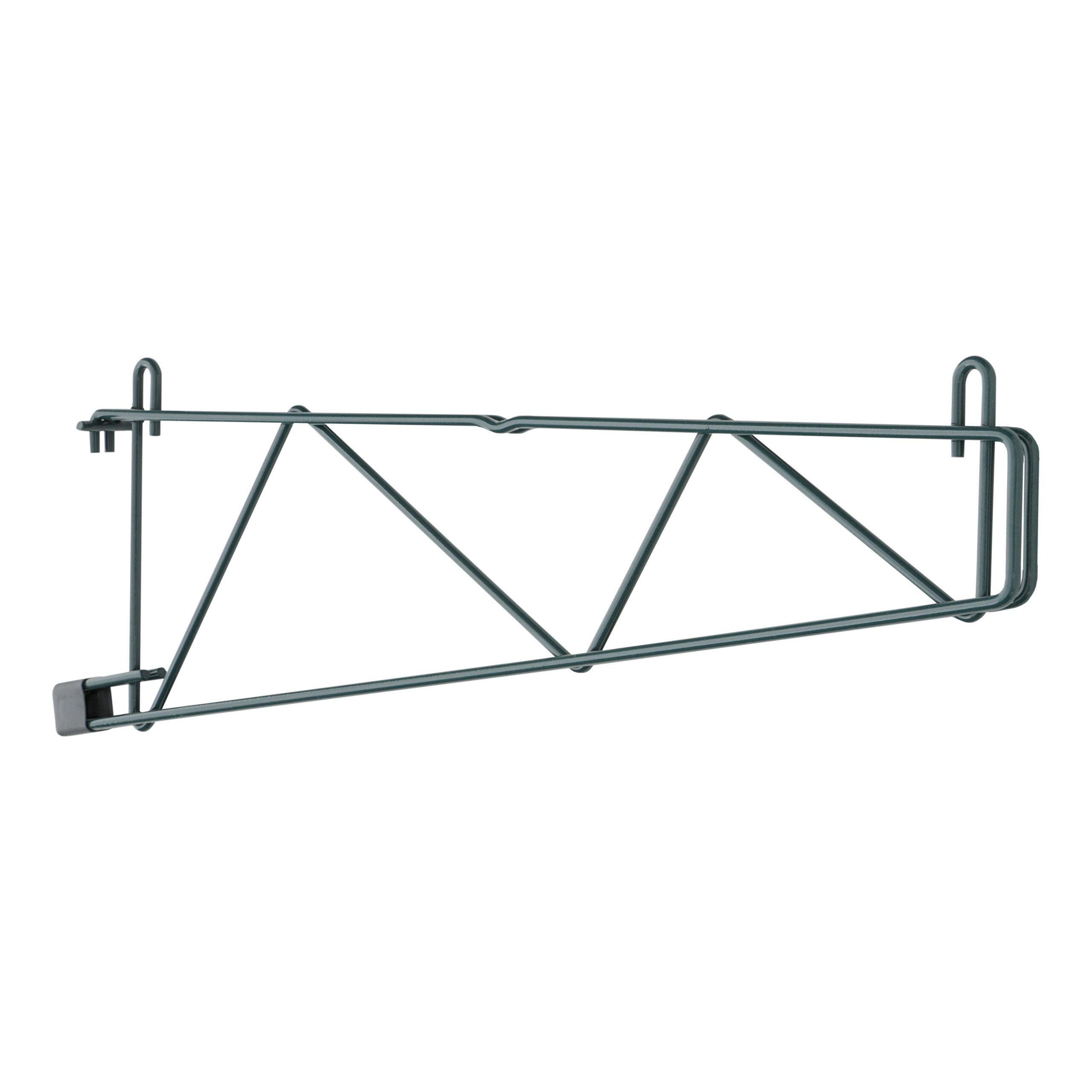 SmartWall Single Shelf Support for 24" Deep Shelves, Metroseal Green Epoxy